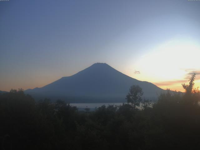 山中湖からの富士山