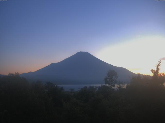 山中湖からの富士山