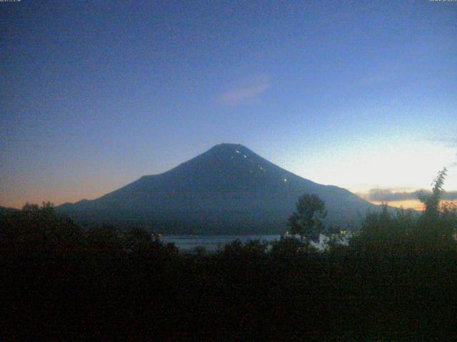 山中湖からの富士山