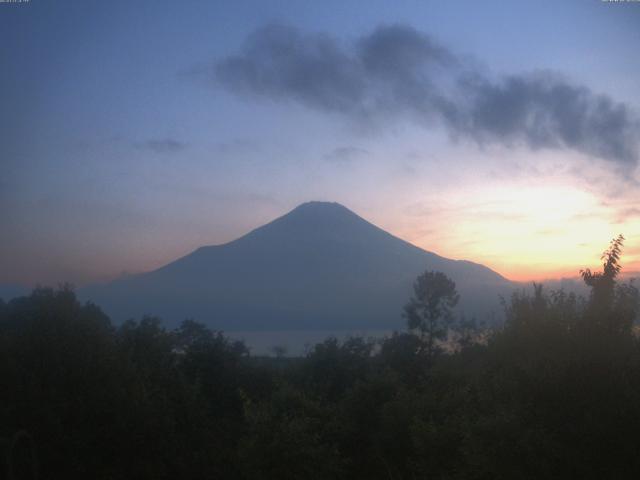 山中湖からの富士山
