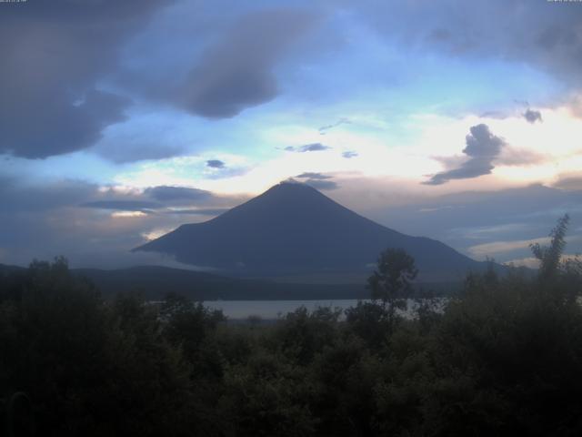 山中湖からの富士山