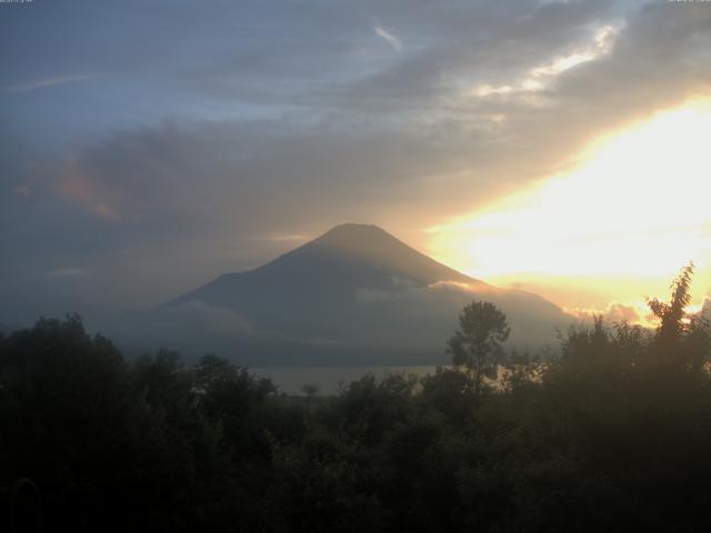 山中湖からの富士山