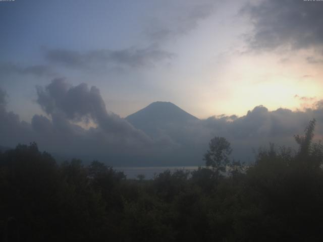山中湖からの富士山