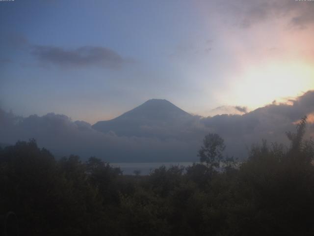 山中湖からの富士山