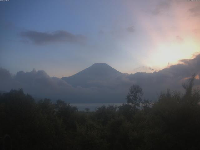 山中湖からの富士山