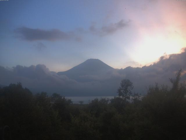 山中湖からの富士山