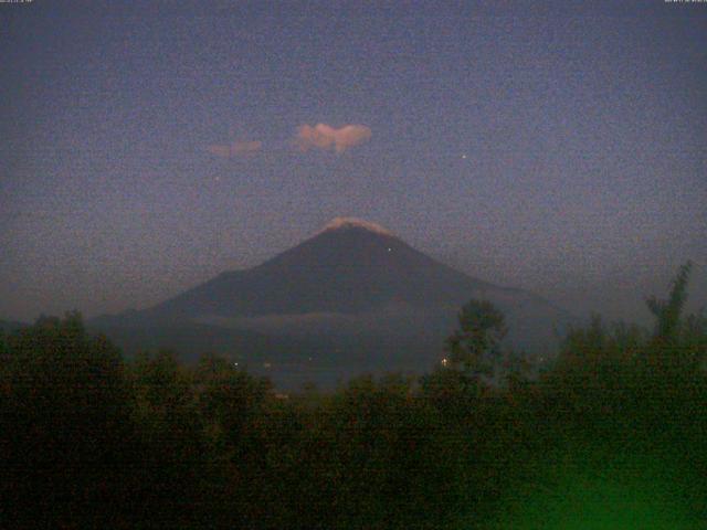 山中湖からの富士山