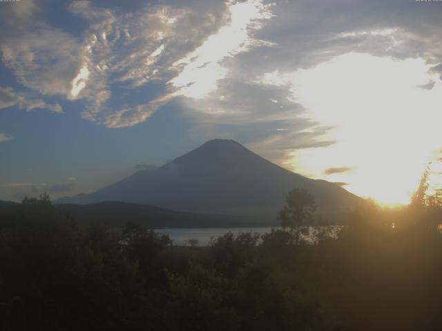 山中湖からの富士山