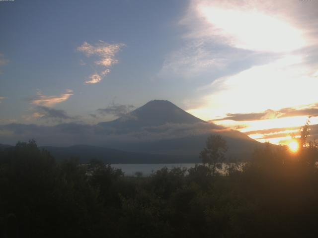 山中湖からの富士山