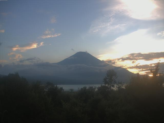 山中湖からの富士山