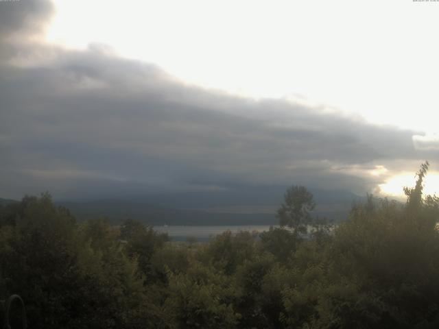 山中湖からの富士山