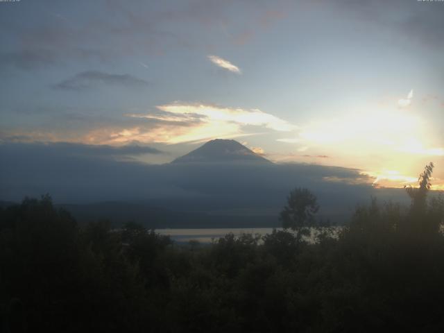 山中湖からの富士山