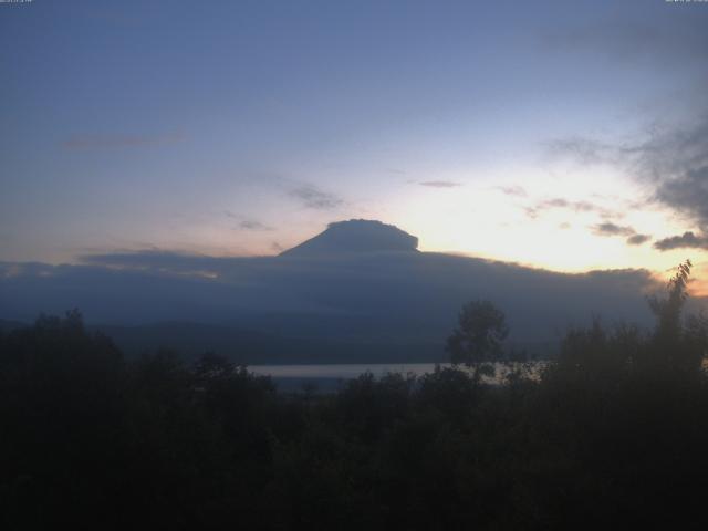 山中湖からの富士山
