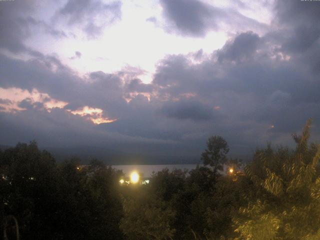 山中湖からの富士山