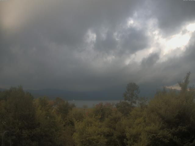 山中湖からの富士山