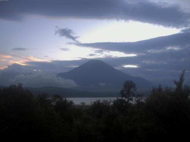 山中湖からの富士山