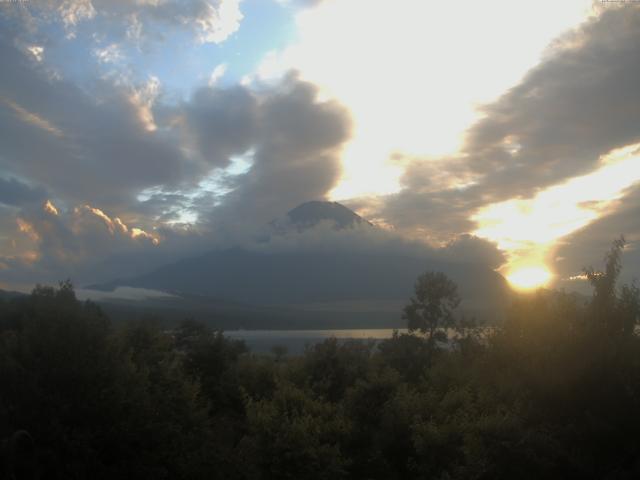 山中湖からの富士山