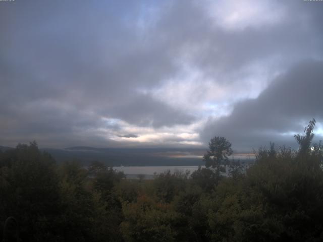 山中湖からの富士山