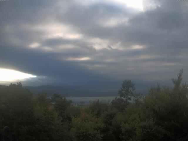 山中湖からの富士山