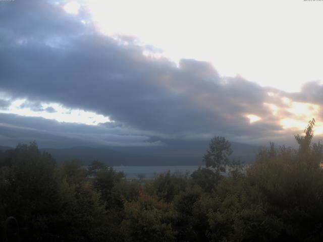 山中湖からの富士山