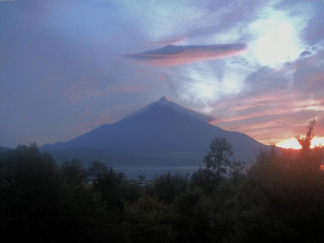 山中湖からの富士山