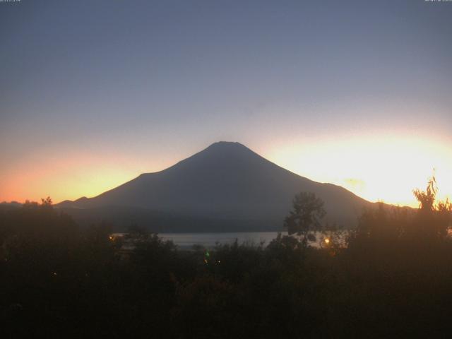 山中湖からの富士山