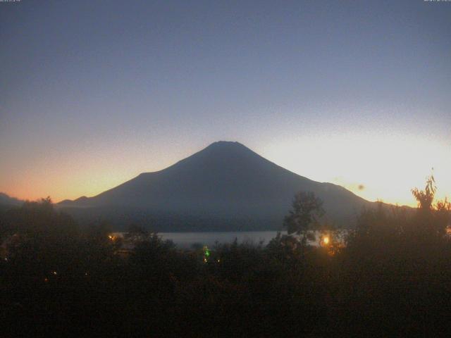 山中湖からの富士山