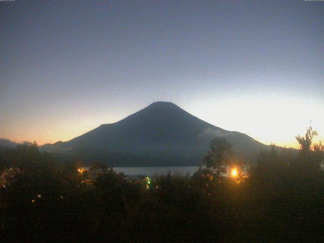 山中湖からの富士山