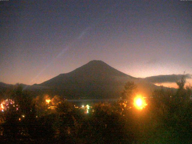 山中湖からの富士山