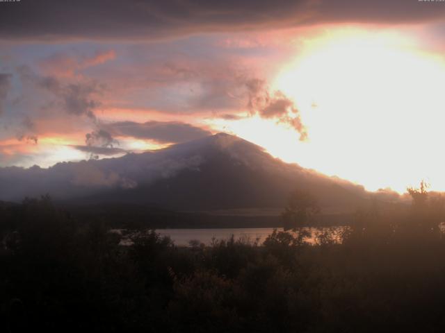山中湖からの富士山