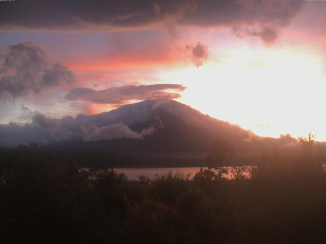 山中湖からの富士山