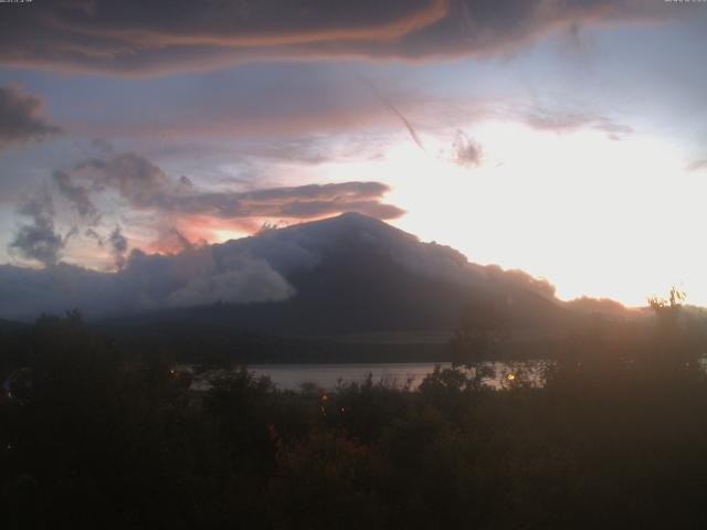 山中湖からの富士山