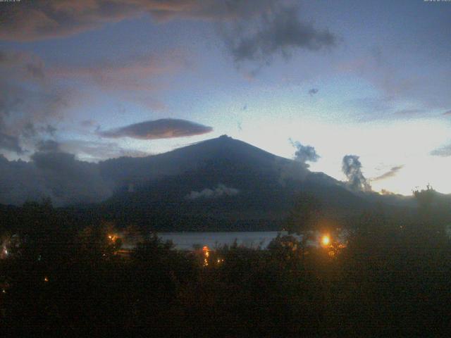 山中湖からの富士山
