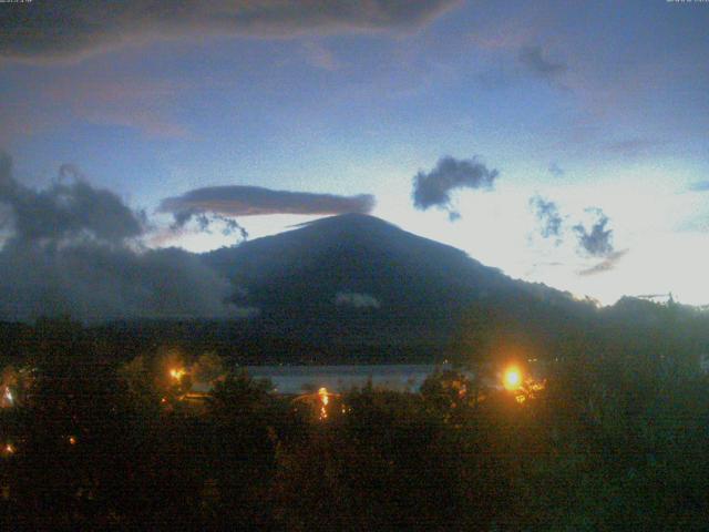 山中湖からの富士山
