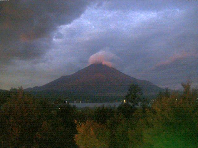 山中湖からの富士山