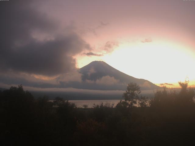 山中湖からの富士山