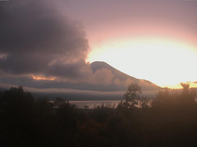 山中湖からの富士山