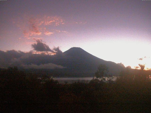 山中湖からの富士山
