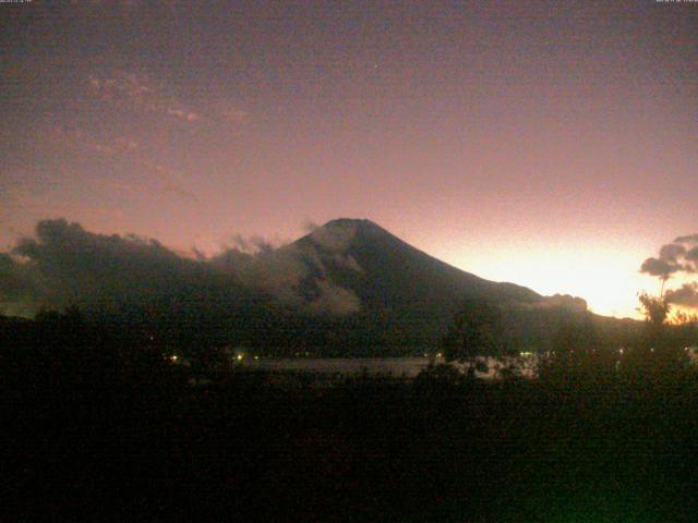 山中湖からの富士山