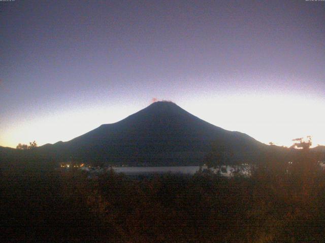 山中湖からの富士山