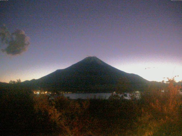 山中湖からの富士山