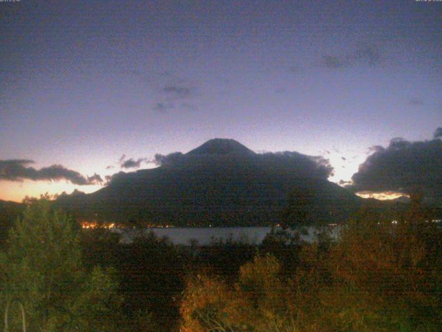 山中湖からの富士山