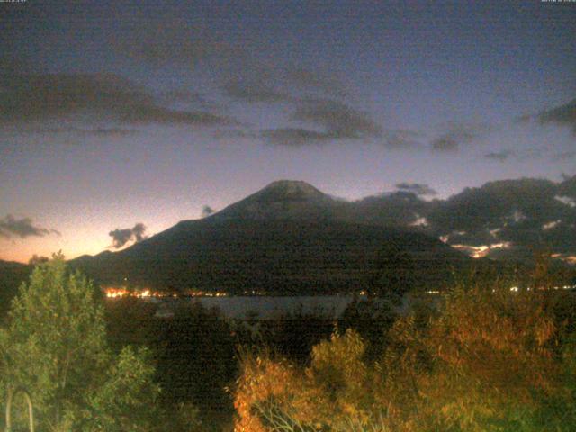 山中湖からの富士山