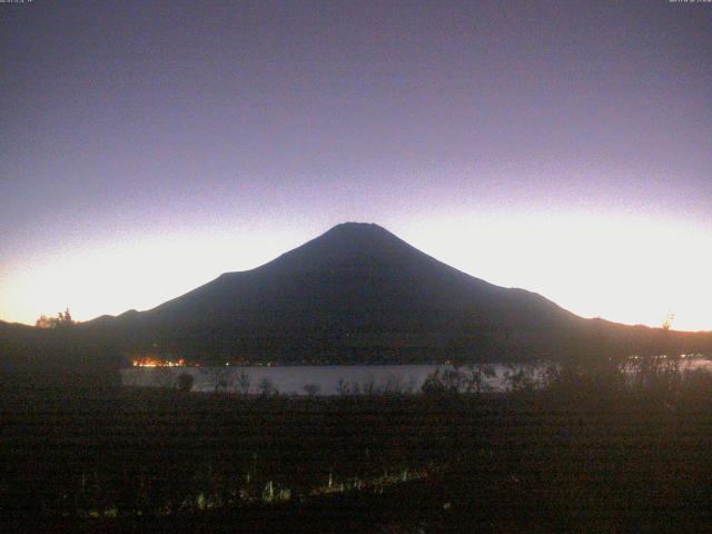 山中湖からの富士山