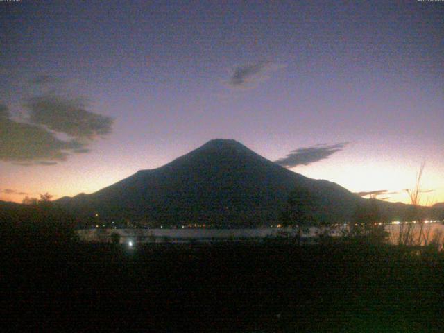 山中湖からの富士山