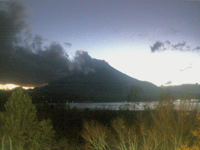 山中湖からの富士山