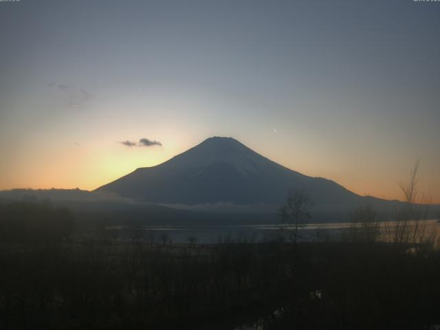 山中湖からの富士山