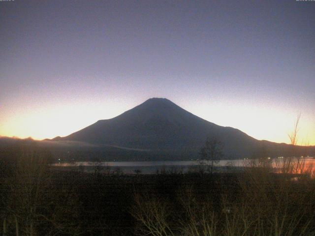 山中湖からの富士山
