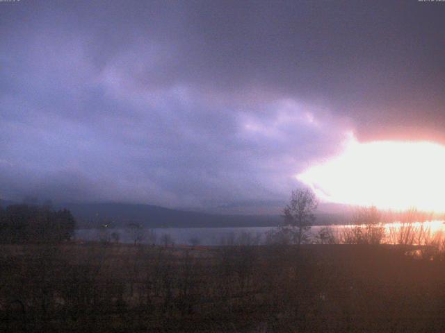 山中湖からの富士山