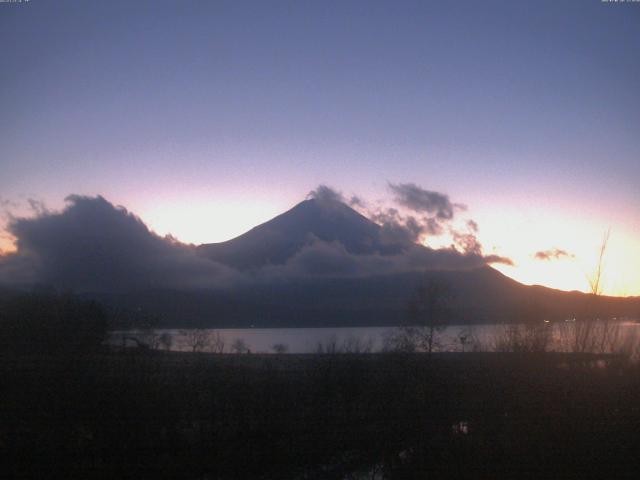 山中湖からの富士山